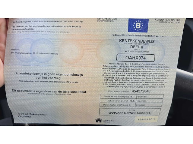 1992 volkswagen golf 3 1.4 oldtimer - afbeelding 5 van  7