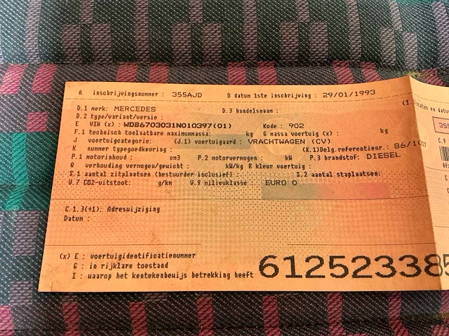 1993 - mercedes 811d - afbeelding 11 van  23