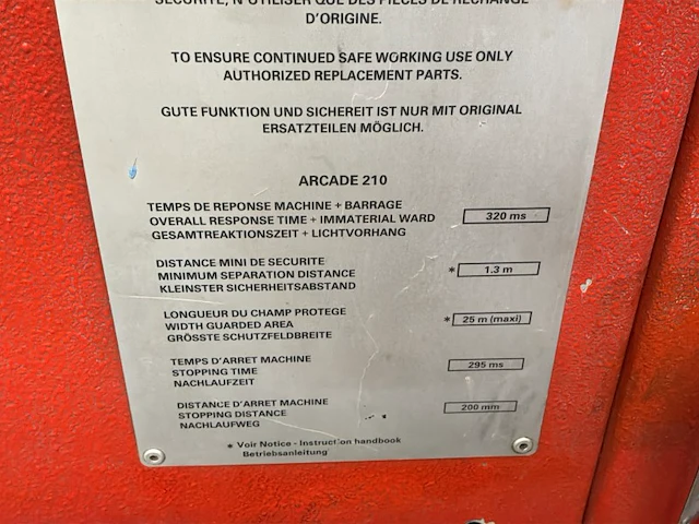 1993 amada arcade 210 cnc gereviseerd pons- én nibbelmachine - afbeelding 10 van  18