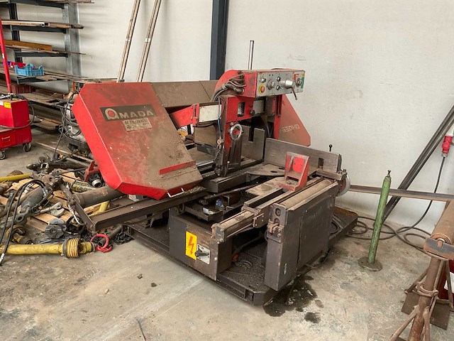 1993 amada h-650 metalen horizontale bandzaagmachine - afbeelding 1 van  13