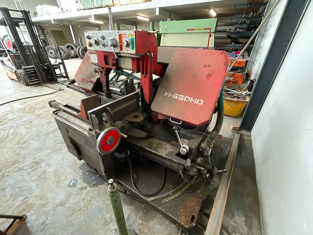 1993 amada h-650 metalen horizontale bandzaagmachine - afbeelding 7 van  13