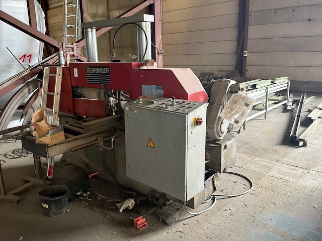 1993 behringer hbp360n metalen horizontale bandzaagmachine - afbeelding 1 van  7