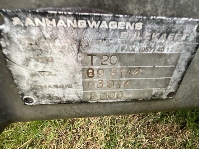 1993 bulckaert f aanhangwagen - afbeelding 14 van  26