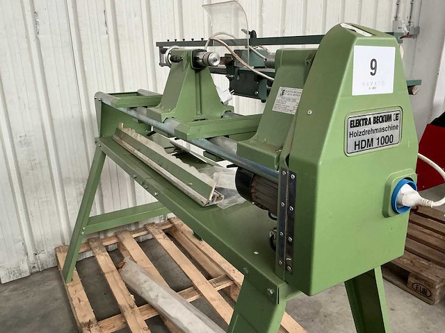 1993 elektra beckum hdm 1000 draaibank - afbeelding 2 van  6