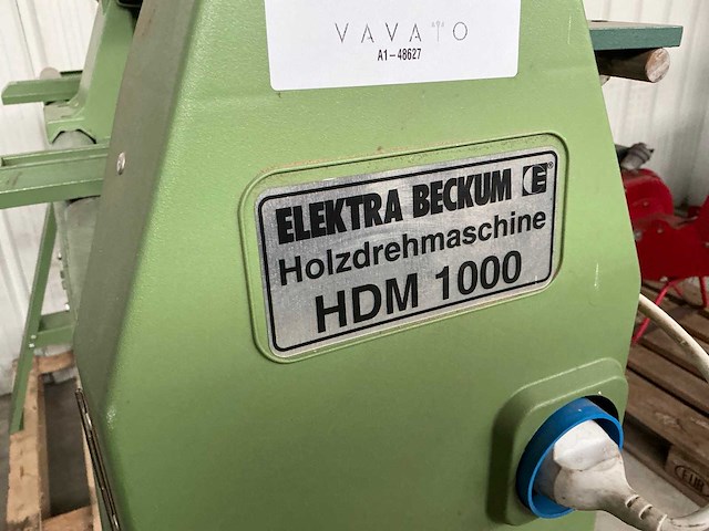 1993 elektra beckum hdm 1000 draaibank - afbeelding 3 van  6