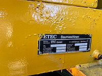 1993 etec 812 banden graafmachine - afbeelding 3 van  3