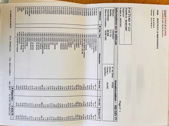 1993 ferrari 512 tr auto - afbeelding 56 van  65