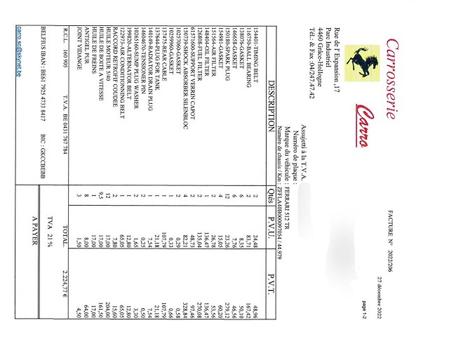 1993 ferrari 512 tr auto - afbeelding 60 van  65