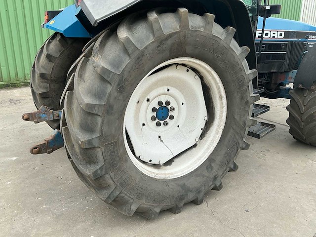 1993 ford 7840 powerstar sle oldtimer tractor - afbeelding 3 van  27