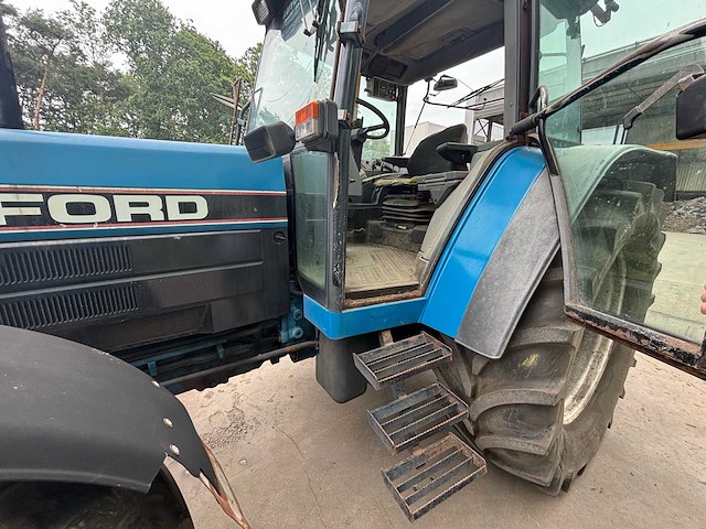 1993 ford 7840 powerstar sle oldtimer tractor - afbeelding 8 van  27
