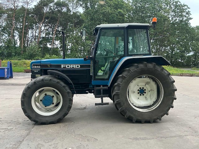 1993 ford 7840 powerstar sle oldtimer tractor - afbeelding 12 van  27