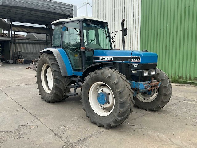 1993 ford 7840 powerstar sle oldtimer tractor - afbeelding 25 van  27
