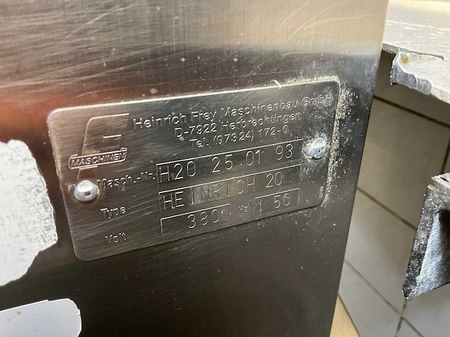 1993 heinrich frey heinrich 20 afvuller - afbeelding 2 van  2