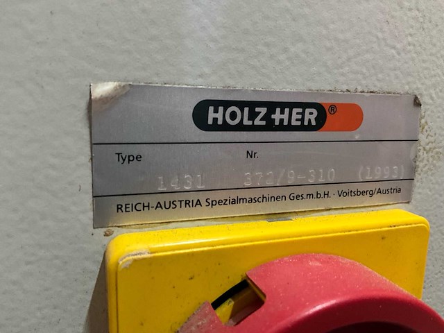 1993 holzher pre glu 1431 randlijmmachine - afbeelding 14 van  22