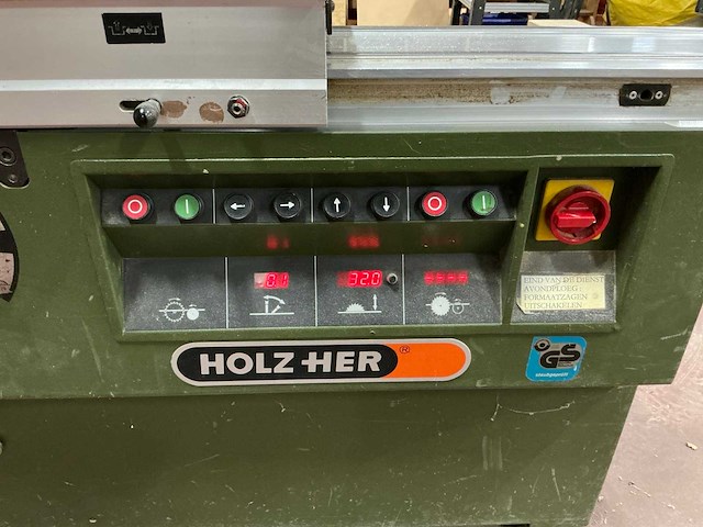 1993 holzher superslide 1245 paneelcirkelzaagmachine - afbeelding 9 van  14