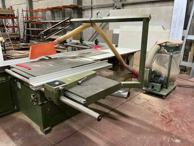 1993 holzher superslide 1245 paneelcirkelzaagmachine - afbeelding 12 van  14
