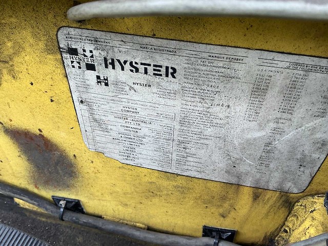 1993 hyster e5.50 xl vorkheftruck - afbeelding 9 van  11