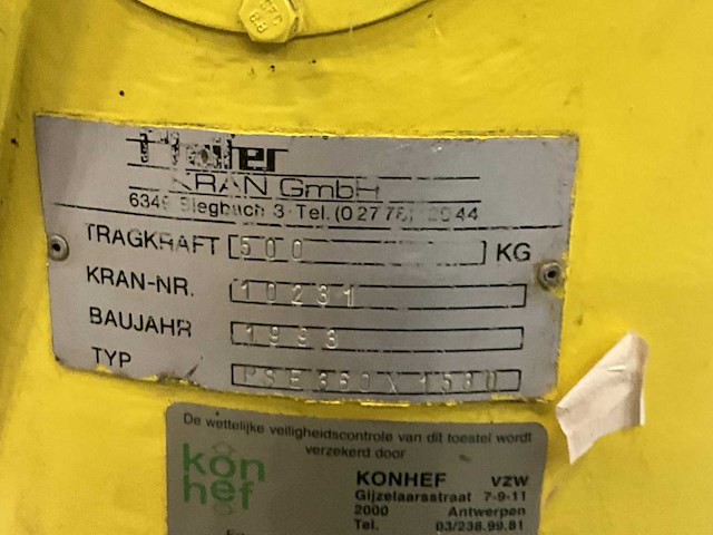 1993 invenco pse 360 x 1530 liftarm - afbeelding 3 van  12