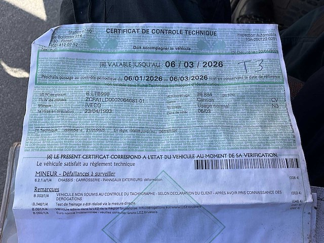 1993 iveco ml 150 e 18 decontaminatiewagen - afbeelding 19 van  22