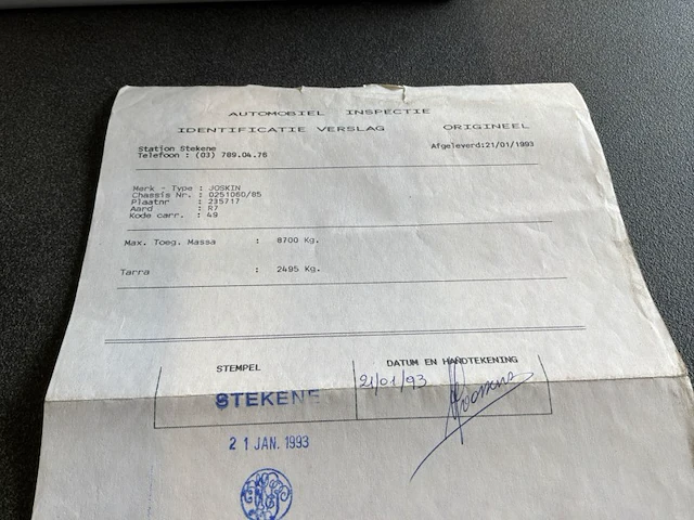1993 joskin e6000 stalmeststrooier - afbeelding 20 van  29