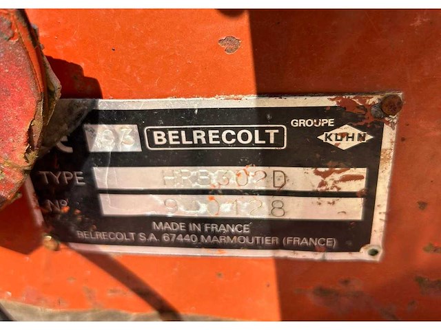 1993 kuhn belrecolt hrb 302 d rotary eg - afbeelding 7 van  7