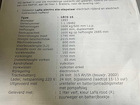 1993 lafis lecs16 electro sta-stapelaar - afbeelding 9 van  17