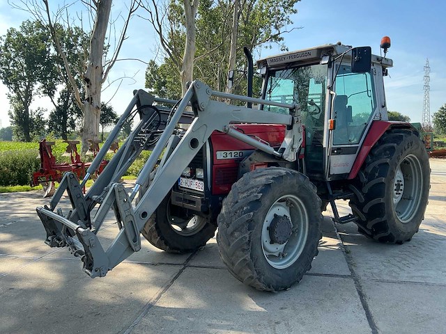 1993 massey ferguson 3120 datatronic vierwielaangedreven landbouwtractor - afbeelding 1 van  45