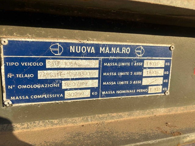 1993 nuova ma.na.ro. s31t-105a tankoplegger - afbeelding 10 van  19