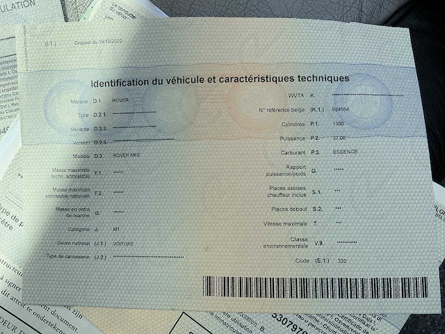 1993 rover mini oldtimer - afbeelding 62 van  71