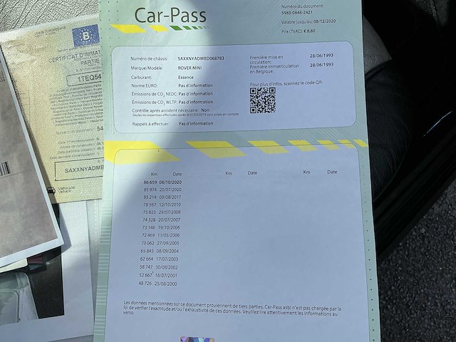 1993 rover mini oldtimer - afbeelding 65 van  71