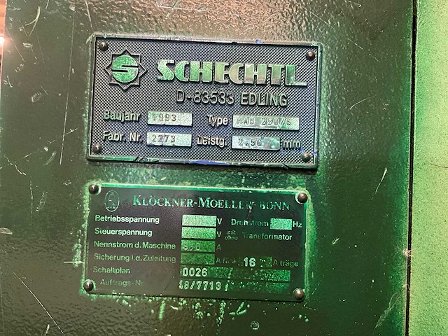 1993 schechil hab250/5 kantbank - afbeelding 6 van  6