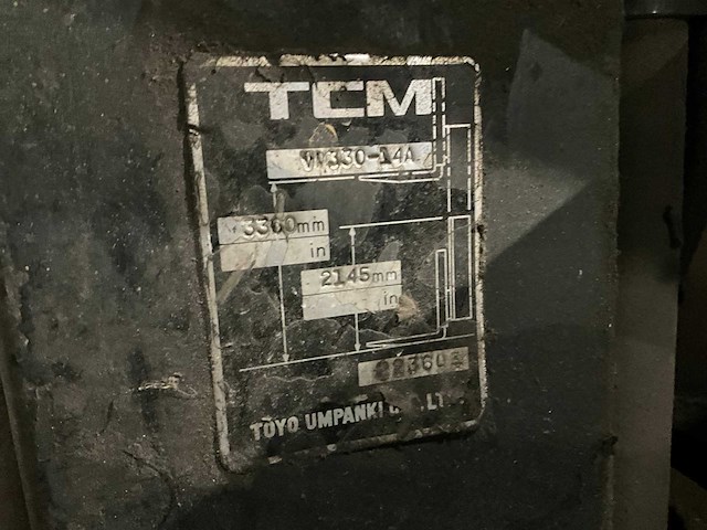 1993 tcm fd25z3t vorkheftruck - afbeelding 15 van  37