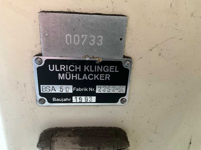 1993 ulrich klingel bsa 50 bit-slijper - afbeelding 3 van  11