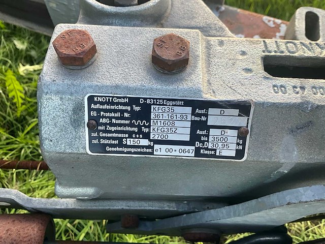 1993 vabo 3uu5t hydraulische kipper - 3000kg - afbeelding 2 van  27