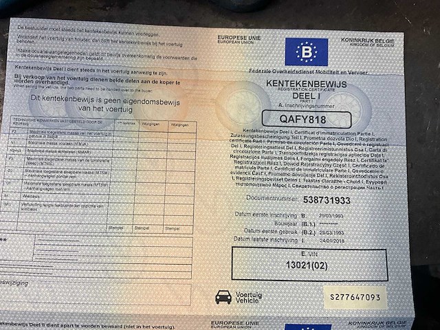 1993 vabo 3uu5t hydraulische kipper - 3000kg - afbeelding 20 van  27