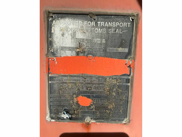 1994 20’ afzet afvalcontainer - afbeelding 2 van  4