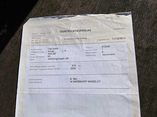 1994 ancar 2x aanhangwagen - afbeelding 11 van  21