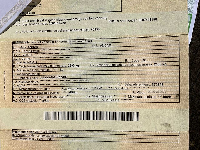 1994 ancar 2x aanhangwagen - afbeelding 13 van  21