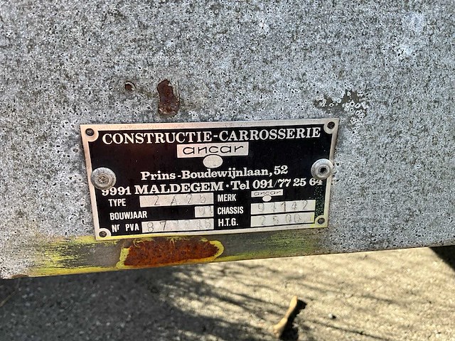 1994 ancar 2x aanhangwagen - afbeelding 21 van  21