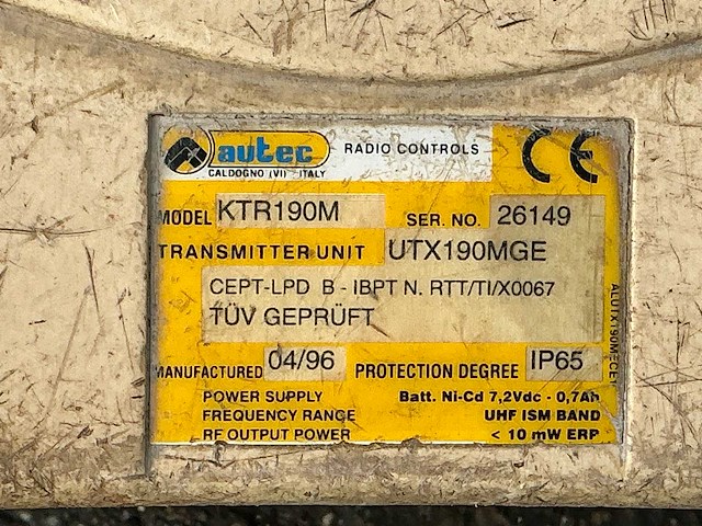 1994 arcomet t33a bouwkraan - afbeelding 13 van  24