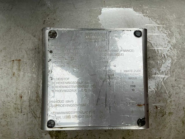 1994 barriquand warmtewisselaar - afbeelding 3 van  5