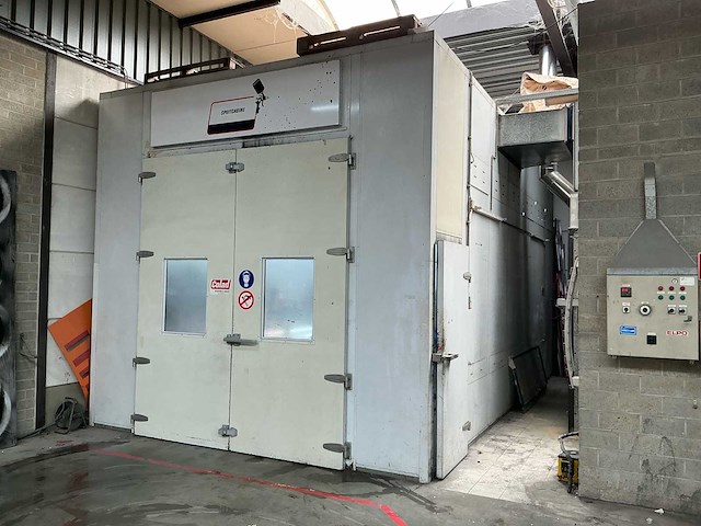 1994 elpo verfspuitcabine met filter-unit - afbeelding 1 van  25