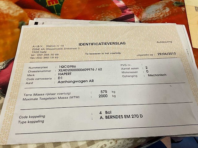 1994 happert d2104 - aanhangwagen (handmatige kipper) - afbeelding 13 van  22