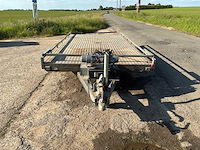 1994 j.c. beckers dubbelassige aanhangwagen - gegalvaniseerd platform - uitgerust met elektrische lier - afbeelding 22 van  23