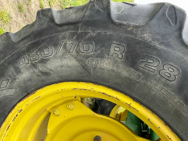 1994 john deere 6800 vierwielaangedreven landbouwtractor - afbeelding 10 van  24