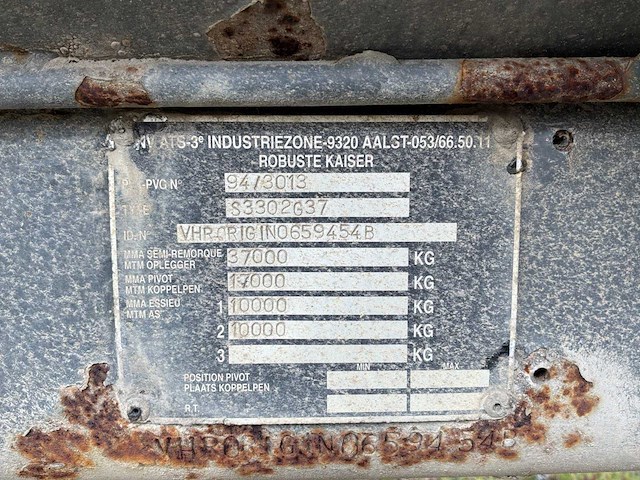 1994 kaiser s3302g37 tipper - afbeelding 14 van  29