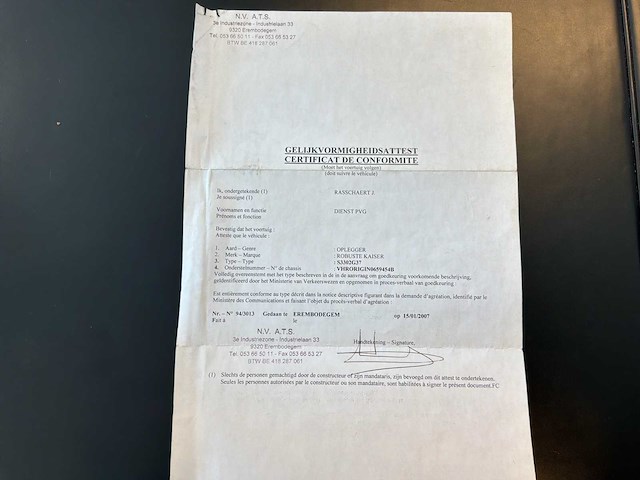 1994 kaiser s3302g37 tipper - afbeelding 27 van  29