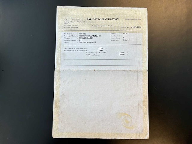 1994 kaiser s3302g37 tipper - afbeelding 29 van  29