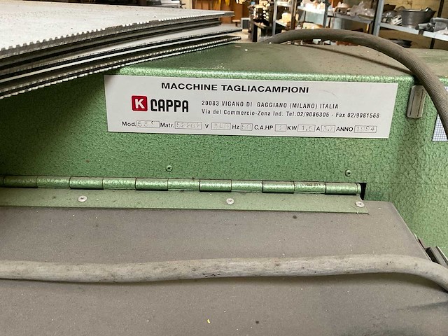 1994 kcappa 53s stalen snijmachine - afbeelding 6 van  9