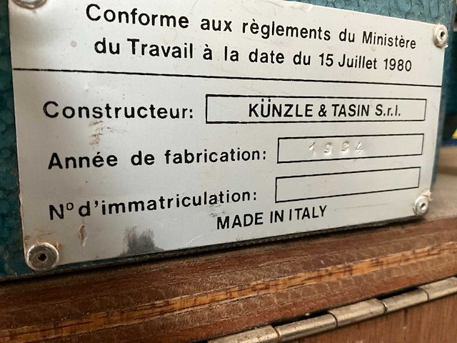 1994 kunzle & tasin pecasus schuurmachine vloer speciale toepassingen - afbeelding 4 van  5